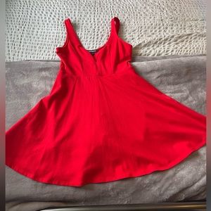 Express red jumper dress